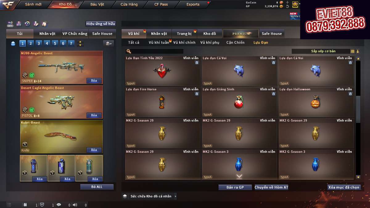 shop acc cf uy tin gia re